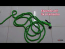 MANGUEIRA KEPPER LÁTEX 9MTS CONECTOR ABS VERDE