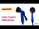 MANGUEIRA KEPPER LÁTEX 15MTS CONECTOR ABS AZUL