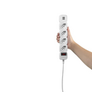 PROTETOR ELETRÔNICO INTELBRAS EPE204 USB+ 4 TOMADAS 2 USB BRANCO