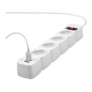 PROTETOR ELETRÔNICO INTELBRAS EPE204 USB+ 4 TOMADAS 2 USB BRANCO