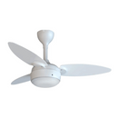 VENTILADOR DE TETO VENTISOL ELLUZ INVERTER CONTROLE REMOTO BRANCO COM CINZA BIVOLT