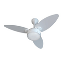 VENTILADOR DE TETO VENTISOL ELLUZ INVERTER CONTROLE REMOTO BRANCO COM CINZA BIVOLT
