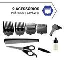 CORTADOR DE CABELOS PHILCO PCR04 COM 9 ACESSÓRIOS E 4 PENTES 127V