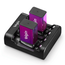 CARREGADOR DE PILHAS USB ELGIN AA/AAA/BATERIA 9V COM 2 UNIDADES AA 1500MAH