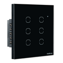 INTERRUPTOR SMART TOUCH INTELBRAS EWS1006 WI-FI COM 6 TECLAS PRETO