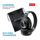 FONE DE OUVIDO AIWA HP-02-B BLUETOOTH ANC ALTA DEFINIÇÃO