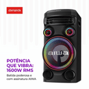 CAIXA DE SOM TORRE AIWA T1W-02 1600W BLUETOOTH