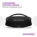 CAIXA DE SOM BOOMBOX PLUS AIWA BBS-01B 200W BLUETOOTH
