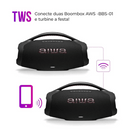 CAIXA DE SOM BOOMBOX PLUS AIWA BBS-01B 200W BLUETOOTH