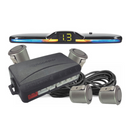 SENSOR DE ESTACIONAMENTO ROADSTAR RS308BR COM 4 SENSORES E DISPLAY INDICADOR DE DISTANCIA PRATA