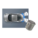 SENSOR DE ESTACIONAMENTO ROADSTAR RS308BR COM 4 SENSORES E DISPLAY INDICADOR DE DISTANCIA PRATA