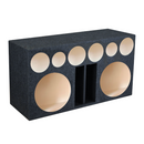 CAIXA VAZIA 02 ALTO FALANTES 12" + 04 CORNETAS  + 02 TWEETERS TURBO