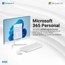 DESKTOP MULTILASER UB830 ALL IN ONE INTEL CELERON 4GB 120GB SSD 23,8" WINDOWS 11