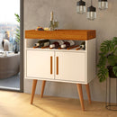 Aparador Adega Denver Off White Caramelo