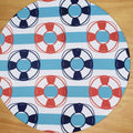 Kit 4 Capas Para Sousplat Replica Naútico 35cmx35cm - UN / 4