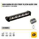 MINI BARRA DE 6 LEDS TARPONN CYBER TP-6034 183 9~36V 6000K