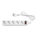 PROTETOR ELÉTRICO PARA RACK INTELBRAS EPE 205 5 TOMADAS - BRANCO 4824200