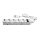 PROTETOR ELÉTRICO PARA RACK INTELBRAS EPE 205 5 TOMADAS - BRANCO 4824200