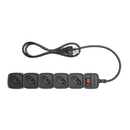 PROTETOR ELÉTRICO PARA RACK INTELBRAS EPE 205 5 TOMADAS - PRETO 4824201