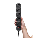 PROTETOR ELÉTRICO PARA RACK INTELBRAS EPE 205 5 TOMADAS - PRETO 4824201