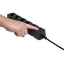 PROTETOR ELÉTRICO PARA RACK INTELBRAS EPE 205 5 TOMADAS - PRETO 4824201