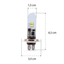 LÂMPADA LED TARPONN TP-7101 MOTOCYCLE SMD H4 9V