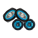 KIT AUTO RÁDIO + 01 PAR ALTO FALANTE 6" + 01 PAR ALTO FALANTE 6X9" ROADSTAR RS-2669BR SMART LINE