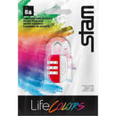 Cadeado Com Segredo Life Colors 20mm Vermelho