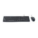 Combo Teclado E Mouse Logitech Mk200 Usb Preto