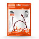 Cabo De Rede Patch Cord Cat5.e Pluscable Pc-ethu100rd 10m Vermelho