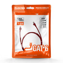 Cabo De Rede Patch Cord Cat6 Pluscable Pc-eth6u50rd 5m Vermelho