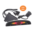 Sensor De Estacionamento Roadstar Pro Line Rs-24v Br 8 Pontos 12v/24v Preto