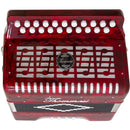 Acordeon 8 Baixos 21 Botões Ta 821bs Vermelho Thommasi