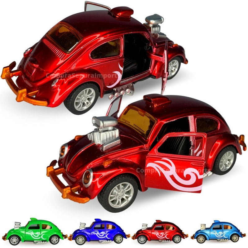 Miniatura Fusca Beetle Rt Customizado Dragracer Abre Porta