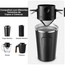Mini Coador Portatil Decafe Reutilizavel Aço Inox Sem Filtro