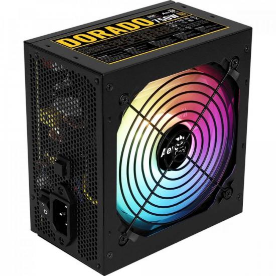 Fonte Gamer ATX Aerocool DORADO 750W 80 Plus Gold APFC