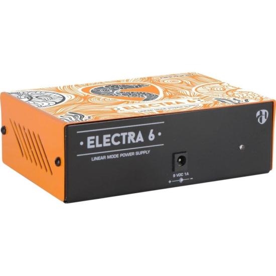 Fonte Linear Hayonik para 6 Pedais de Efeito Electra 6 9Vdc 1000mA