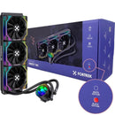 Water Cooler Fortrek Breezy 360 mm Fan Triplo Preto