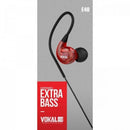 Fone de Ouvido Vokal E40 In Ear Vermelho