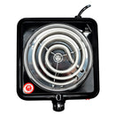 Fogão Fogareiro Elétrico Preto Portátil 220v 1 Boca Camping