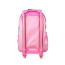 Kit Estojo, Lancheira E Mochila Princesa De Rodinhas Pink