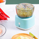 Mini Processador Elétrico Moedor Alimentos  Usb Cor:azul