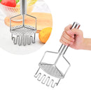 Espremedor Batata Amassador Duplo Resistente Aço Inox