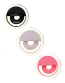 Luz Selfie Ring Light Clipe Anel Led  Universal Cor:branco