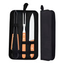 Conjunto Kit Churrasco Faca Pegador Garfo Utensílios