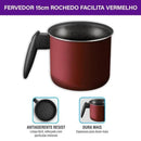 Fervedor Rochedo Facilita Vermelho 15cm - CXM / 4