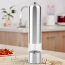 Moedor Pimenta Ou Sal Gourmet Eletrico A Pilha Aço Inox