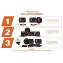 Kit de Som para Ambiente Hayonik Ambience 2000 V2 Preto [F002]