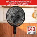 Ventilador Coluna Arno Essential 6 Pás 40cm 140W Preto/Cinza 220V VD2C