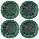Kit 4 Capas Sousplat Trançado Verde 35cmx35cm - UN / 4